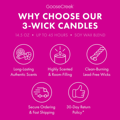 Solar Blooms 3-Wick Candle