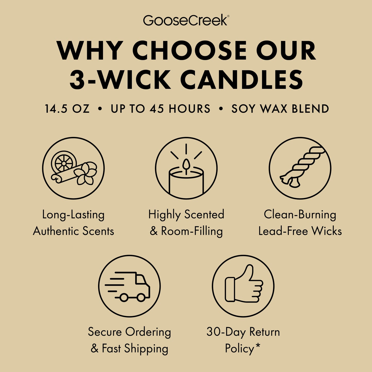 Vanilla Bean 3-Wick Candle